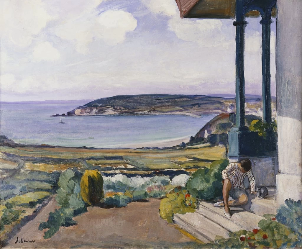 Il giardino sulla baia di Morgat, 1924